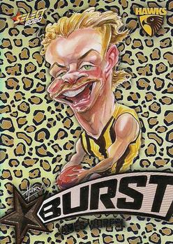2020 Select Footy Stars - Starburst Caricature Leopard #SBL40 James Worpel Front